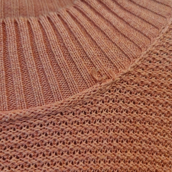 Free People Beach Byron Coral Belted Oversized Sweater - Picture 4 of 6